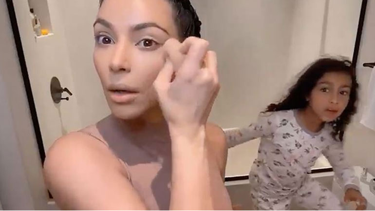 Το απολαυστικό βίντεο της Kim Kardashian: «Κρύβομαι γιατί τα παιδιά μου δε με αφήνουν ήσυχη»